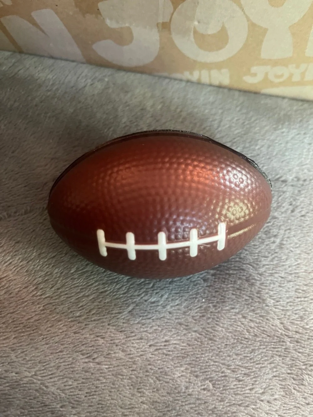 Pack of 13 Brown Mini squeeze foam Footballs party favors fidget toys new in box